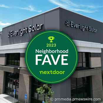 Everlight Solar Voted a Neighborhood Fave in Nextdoor's 2023 Local Business Awards