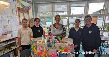 Generous Gosforth school pupils make hampers to help people that are struggling this summer
