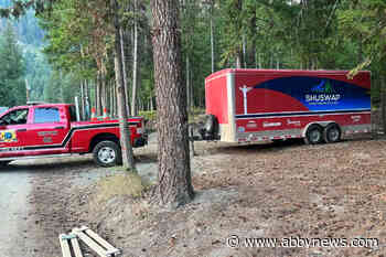 Structure protection crew to protect North Shuswap properties on evacuation alert