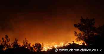 Rhodes wildfires - Latest map shows most dangerous areas as blazes burn through Greece