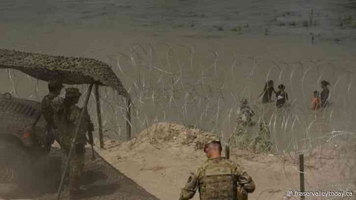 Texas is using disaster declarations to install buoys and razor wire on the US-Mexico border