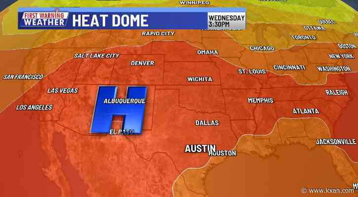 Last week of July stays hot with little rain