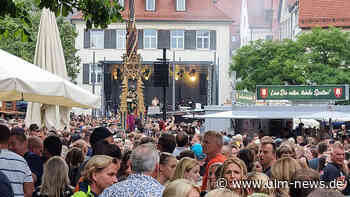 Riesenparty am Schwörmontag in der Ulmer Innenstadt