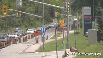 Road work along busy street in Barrie's northeast end nears completion