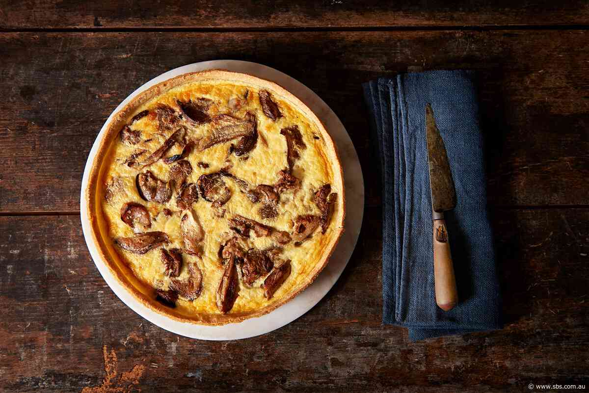Mushroom tart