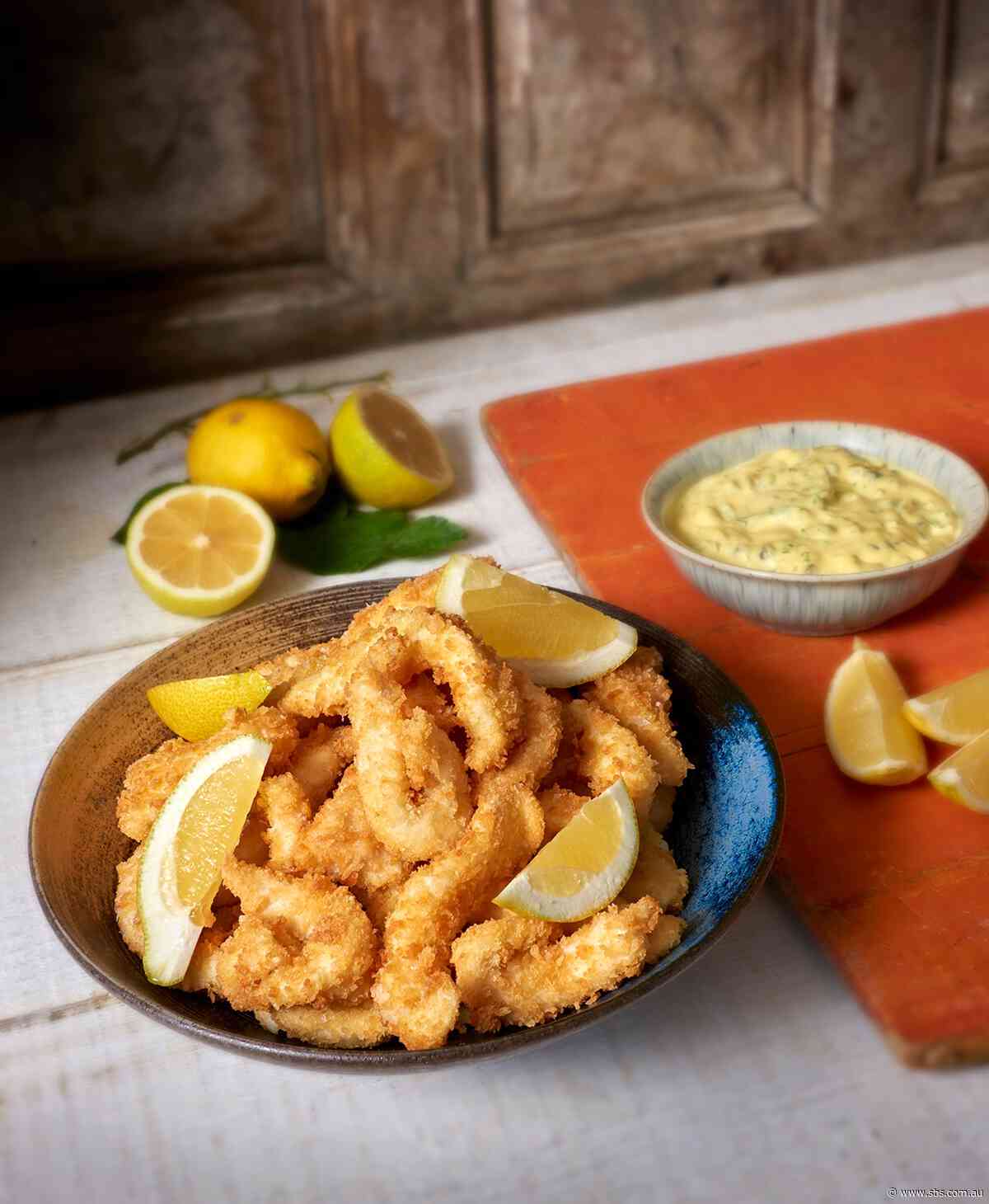 Fish goujons with tartare sauce