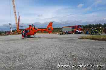 Schwerer Arbeitsunfall in Borchener Windpark