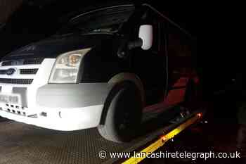 Driver arrested after 'stolen van' spotted on the M55