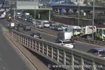 LIVE: 'Severe delays' after crash on A1261 near Blackwall