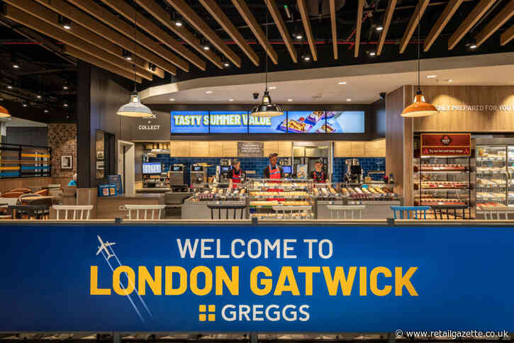 In pictures: Greggs unveils first London airport shop at Gatwick