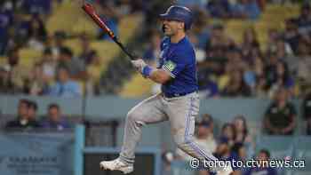 Varsho gets tiebreaking hit in the 11th inning as the Blue Jays beat the Dodgers 6-3