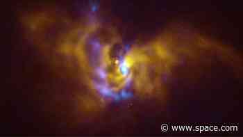 Stunning image reveals 1st detection of gas giants being born around a young star (photo)