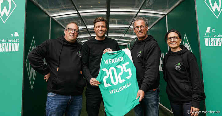 Gesunde Ernährung für Werder: vitalofresh neuer „Offizieller Supplier“