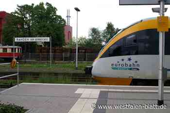 Eurobahn fährt den Bahnhof Rahden wieder an