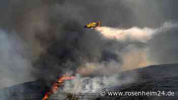 Löschflugzeug mit zwei Piloten an Bord abgestürzt
