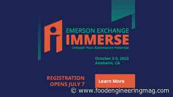 Emerson Announces Dates for Emerson Exchange Immerse