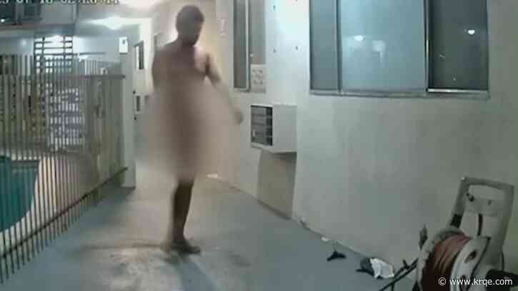 'It’s unbearable': Naked man caught on camera roaming LA apartment building