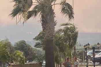 Wie eine Familie aus Münster vor der Feuerwalze auf Rhodos geflohen ist