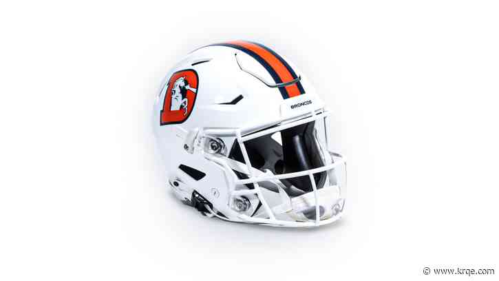 Broncos release first look of new alternate helmet