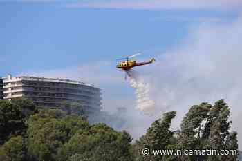 Départ de feu en zone habitée à Cagnes-sur-mer: d'importants moyens mobilisés, la circulation fortement perturbée