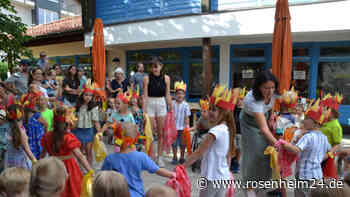 Mit spektakulärer Show: Feuerfest im Haager Gemeindekindergarten