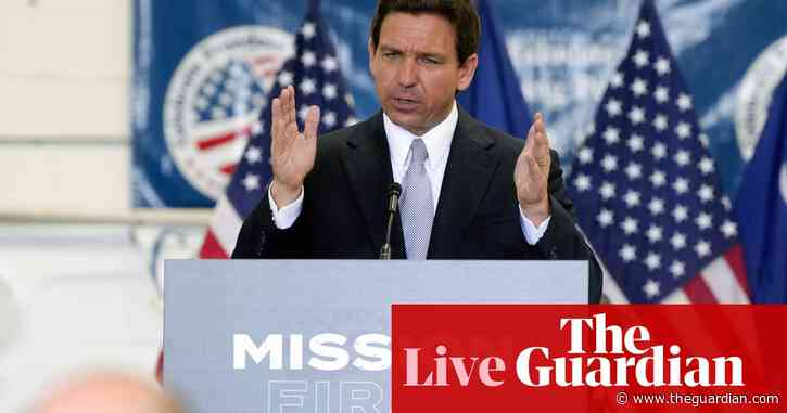 Ron DeSantis to cut a third of staff amid flagging primary campaign – as it happened