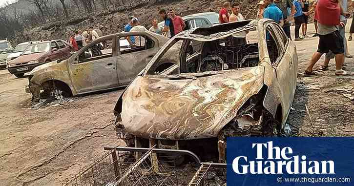 Algeria wildfires kill dozens of people including 10 soldiers