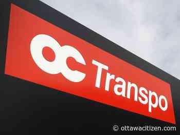 Motorcycle strikes stationary OC Transpo bus on St. Laurent Boulevard