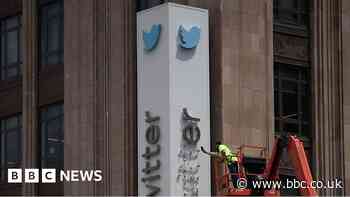 Twitter: Sign change paused as police arrive at San Francisco HQ