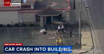 No injuries in Antioch car-vs.-building crash
