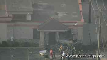 Vehicle slams into Antioch building, causing structural collapse