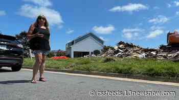 Three months after Virginia Beach tornado, demolition crews tear down most severely damaged homes