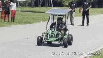 Hampton students build and race solar go-karts