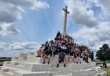 Haslingden High School pupils visit First World War family graves