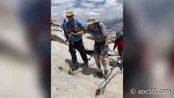 93-year-old man summits Yosemite's Half Dome with son, granddaughter