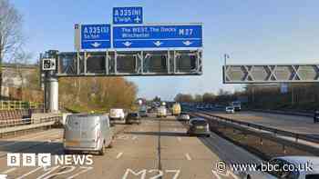 M27 eastbound reopens after crash between Eastleigh and Hedge End