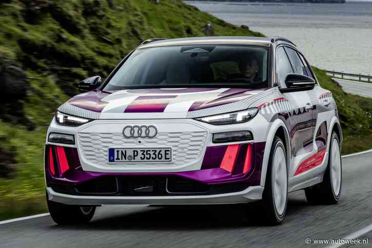 Audi Q6 e-tron laat zich alvast zien