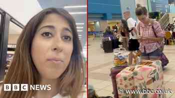 A look inside Rhodes airport as tourists flee fires