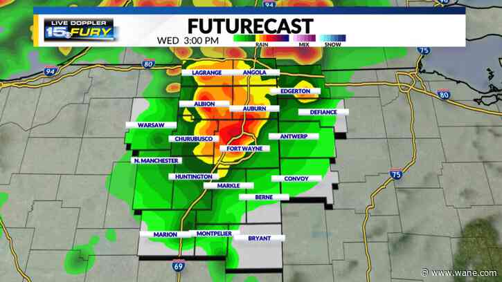 Heat Advisory with scattered strong storms