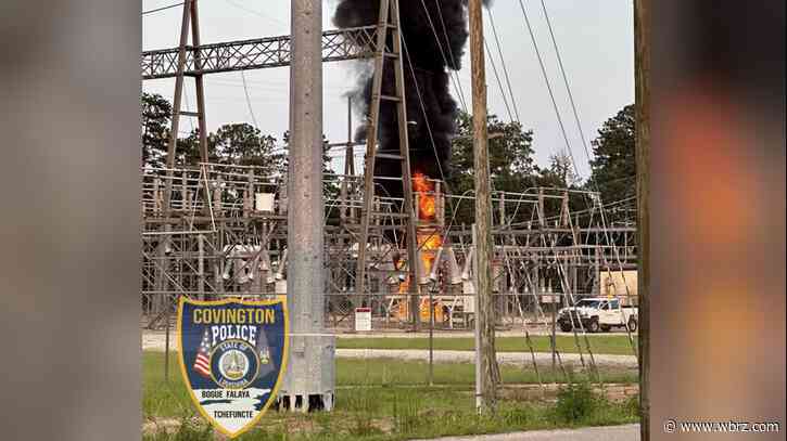Fire at Cleco substation leaves thousands of Covington customers temporarily without power