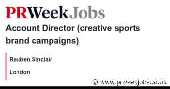 Reuben Sinclair: Account Director (creative sports brand campaigns)