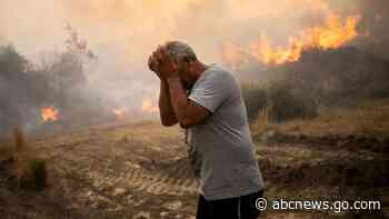 Greece remains on 'high alert' for wildfires as heat wave continues