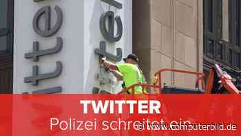Twitter: Polizei schreitet ein