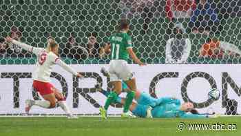 Late own-goal draws Canada even 1-1 with Ireland at half of Women's World Cup game