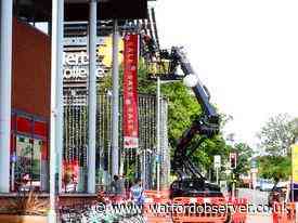 West Herts College location used for Apple TV show stunts