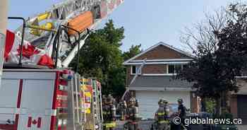 Woman in critical condition after being pulled from Brampton house fire