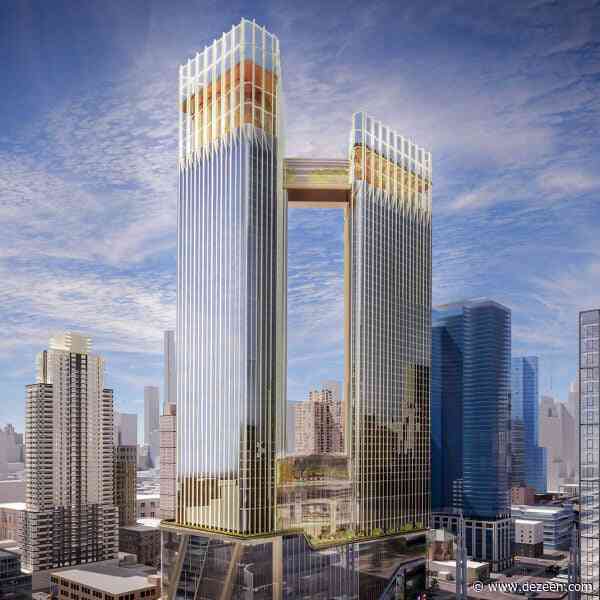 Two linked skyscrapers proposed for casino complex in New York City