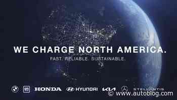 7 major automakers to build open EV charging network