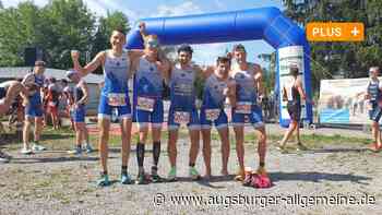 Triathlon-Männer der TG Viktoria Augsburg bejubeln Meistertitel und Aufstieg