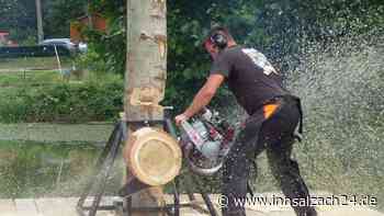 Das Waldfest in Leitl ist ein Besuchermagnet: Das wurde bei der Holzfäller-Show geboten